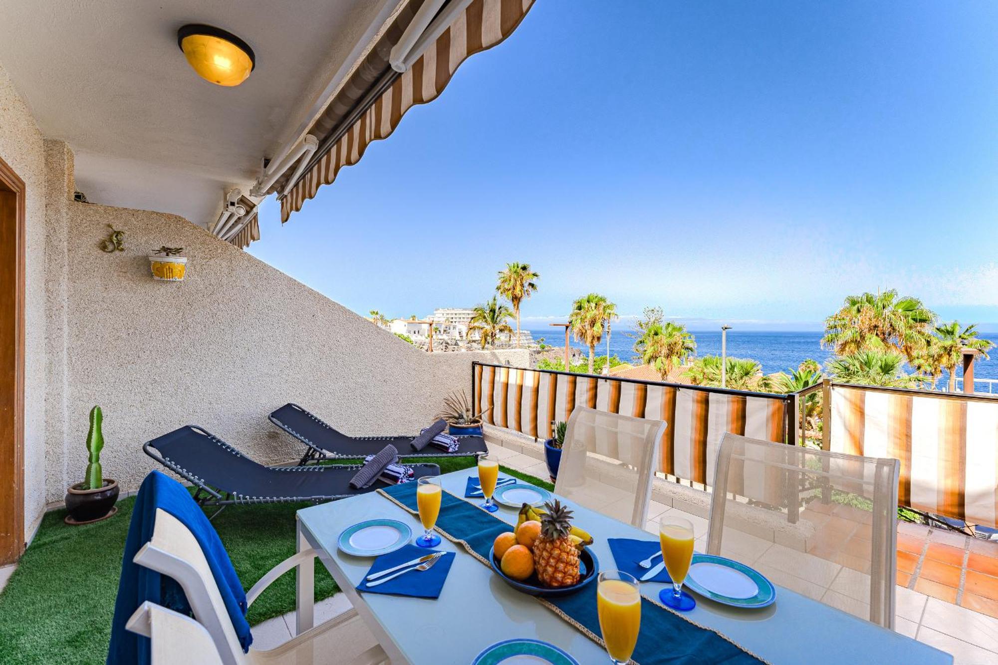 Sea View Apartment Deja Blue - Los Gigantes Puerto de Santiago  Ngoại thất bức ảnh