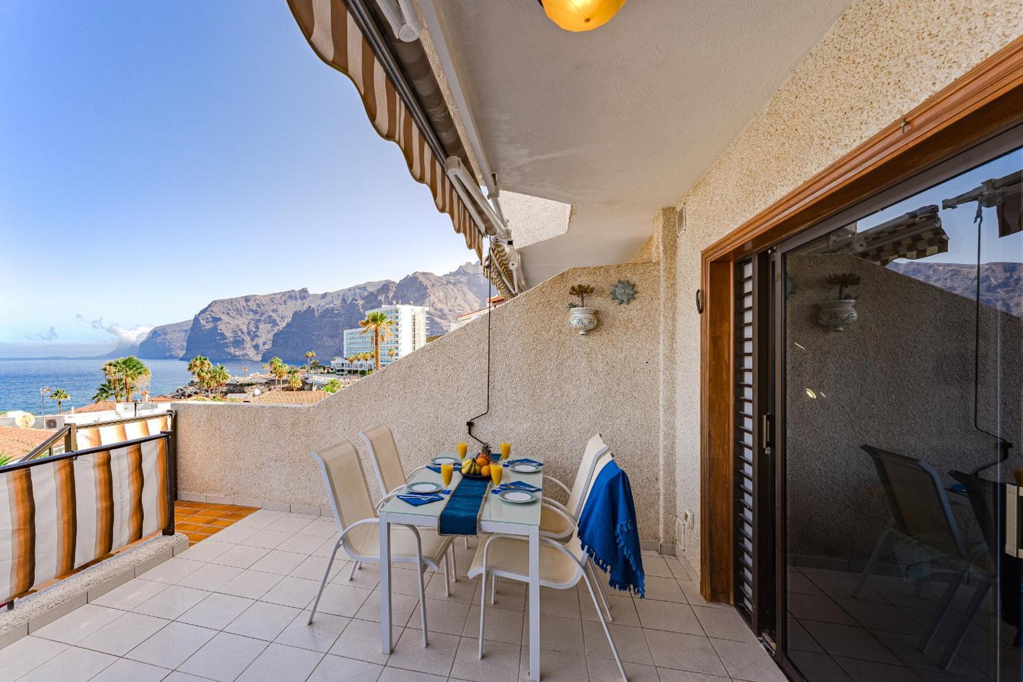 Sea View Apartment Deja Blue - Los Gigantes Puerto de Santiago  Ngoại thất bức ảnh